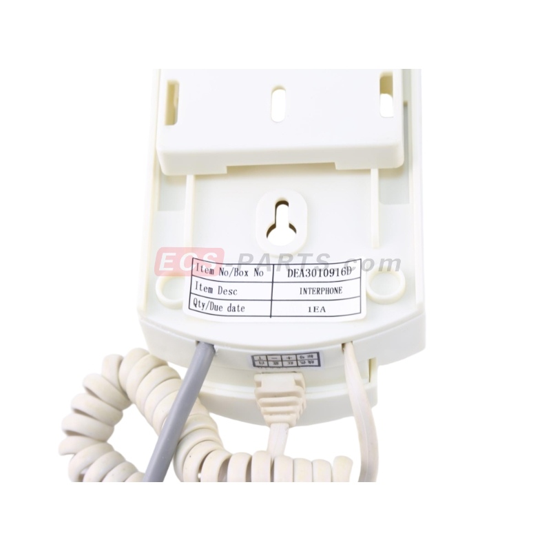 Elevator Interphone White DEA3010916D